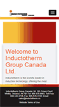 Mobile Screenshot of inductotherm.ca